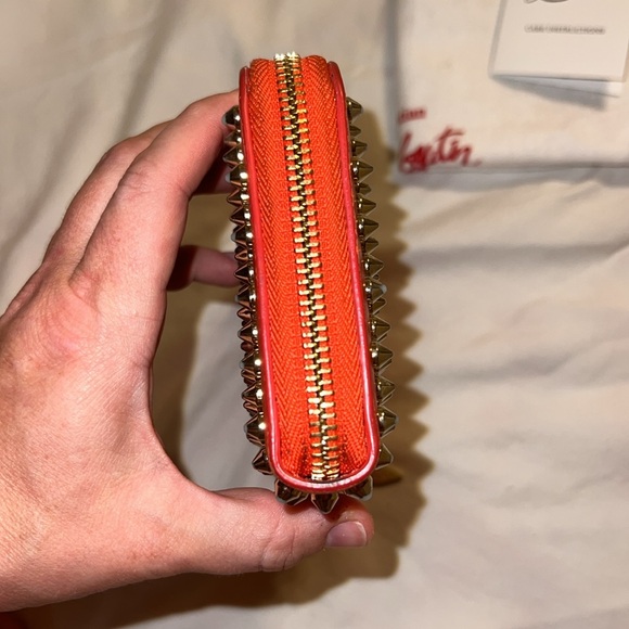 Christian Louboutin Panettone Wallet Calf P/spikes - Picture 11 of 15